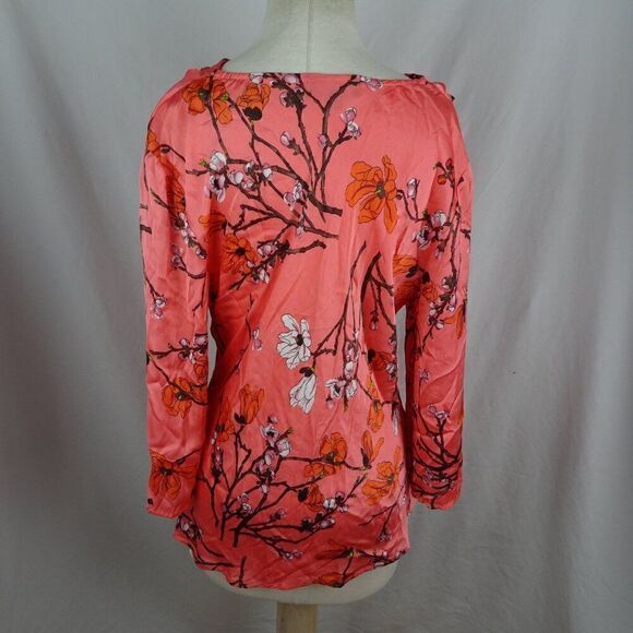 Elementz Women Floral Blouse Top Size L - Picture 3 of 11